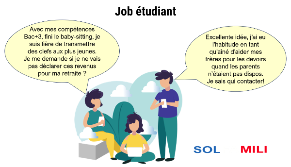 Des solutions de soutien aux familles pour les étudiants enfants de militaires qui recherchent un job permettant de transmettre aux plus jeunes leurs expériences et compétences